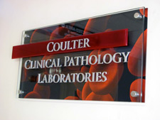 Coutler Lab Entrance Sign